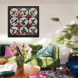 Hummingbirds Among Flowers Jigsaw Puzzle 1000 Pieces