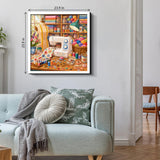 Puzzle ad angolo artigianale da 1000 pezzi
