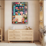 Puzzle ritmico con armadietto floreale, 1000 pezzi