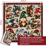 Winter Gnomes Gathering Jigsaw Puzzle 1000 Pieces