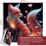 Crystal Fox Jigsaw Puzzle 1000 Piece