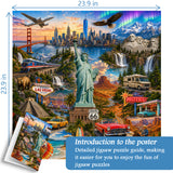 America Landmarks Journey Jigsaw Puzzle 1000 Pieces