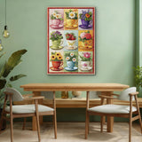Blooming Teacups Jigsaw Puzzle 1000 Pieces