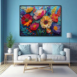 Fabric Blossoms Jigsaw Puzzle 1000 Piece