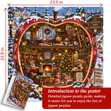 Weihnachten Apple Buchhandlung Puzzle 1000 Stück