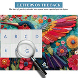 Patchwork Hummingbird Jigsaw Puzzle 1000 Piece