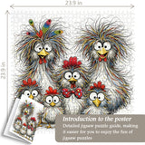 The Scruffy Chicks Jigsaw Puzzle 1000 Pieces