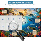 Meeresschildkröten-Lebensreise-Puzzlespiel 1000 Teile