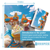 The Cat Click Jigsaw Puzzles 1000 Pieces