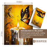 Butterfly to Flame Jigsaw Puzzle 1000 Pieces