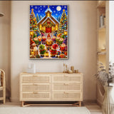 Puzzle di Villaggio di Gnomi di Natale 1000 Pezzi