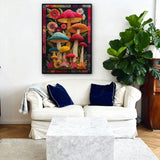 Puzzle Champignon Quilt 1000 pièces