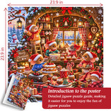 Christmas Mice Bakery Jigsaw Puzzle 1000 Pieces