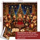 Natale dei bambini Carols Jigsaw Puzzle 1000 Pezzi