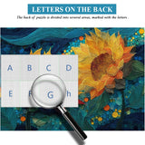 Golden Sunflowers Jigsaw Puzzle 1000 Pieces