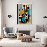 Modern Art Guitar Jigsaw Puzzle 1000 Pieces