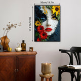 Puzzle Femme Fleur Colorée 1000 Pièces