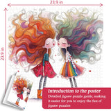 Puzzle Filles qui rêvent 1000 pièces