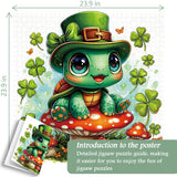 Puzzle della Tartaruga Fortunata 1000 Pezzi