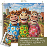 Puzzle Happy Farm Friends 1000 pièces
