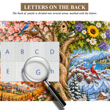 Arbre des saisons Puzzle 1000 pièces
