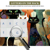 Puzzle di Gatti Colorati 1000 Pezzi