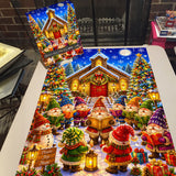 Puzzle di Villaggio di Gnomi di Natale 1000 Pezzi