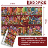 Fairy Bookshelf Jigsaw Puzzle 1000 Pieces