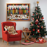 Quilted Christmas Town Jigsaw Puzzle 1000 Pieces