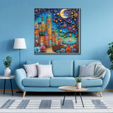 Puzzle di Fantasy Town 1000 pezzi