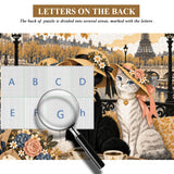 Paris Katzen Tee Zeit Puzzle 1000 Stück