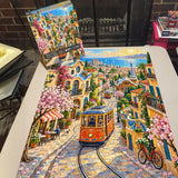 Paris Katzen Tee Zeit Puzzle 1000 Stück