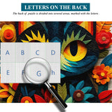 Puzzle en forme de chat Color Bloom 1000 pièces