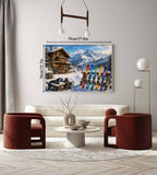 Skiers' Mountain Retreat Puzzle 1000 Stück