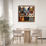 Abstraktes Katzenpuzzle 1000 Teile