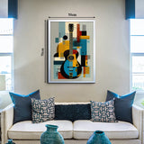 Modern Art Guitar Jigsaw Puzzle 1000 Pieces