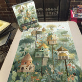 Puzzle Village de la cabane dans les arbres 1000 pièces