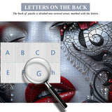 Silver Lace Kiss Jigsaw Puzzle 1000 Pieces
