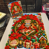Christmas Cardinals Jigsaw Puzzle 1000 Pieces