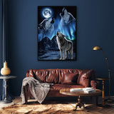 Star Night Wolf Jigsaw Puzzle 1000 Pieces