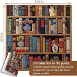 Cat’s Floral Library Jigsaw Puzzles 1000 Pieces