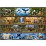 Wildlife Bücherregal Jigsaw Puzzle 1000 Teile
