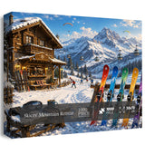 Skiers' Mountain Retreat Puzzle 1000 Stück