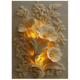 Golden Flower Relief Jigsaw Puzzle 1000 Pieces
