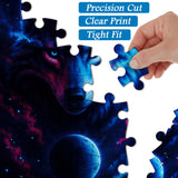 Cosmic Wolf Jigsaw Puzzle 1000 Pieces