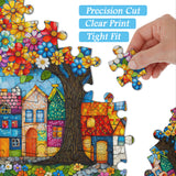 Colorful Village Jigsaw Puzzles 1000 Pieces