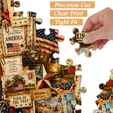Vintage Americana Collage Puzzle 1000 Teile