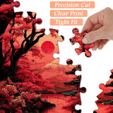 Twilight Cherry Blossoms Jigsaw Puzzle 1000 Pieces