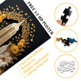 Puzzle paysage urbain tournesol 1000 pièces