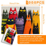 Puzzle Chats pelucheux mignons 1000 pièces